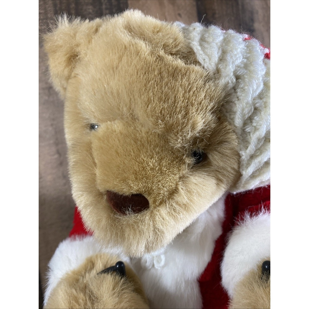 Cubby Bears By Santa's Best Holiday Animation Skiing Bear Vintage 1998 Christmas - Picture 4 of 17
